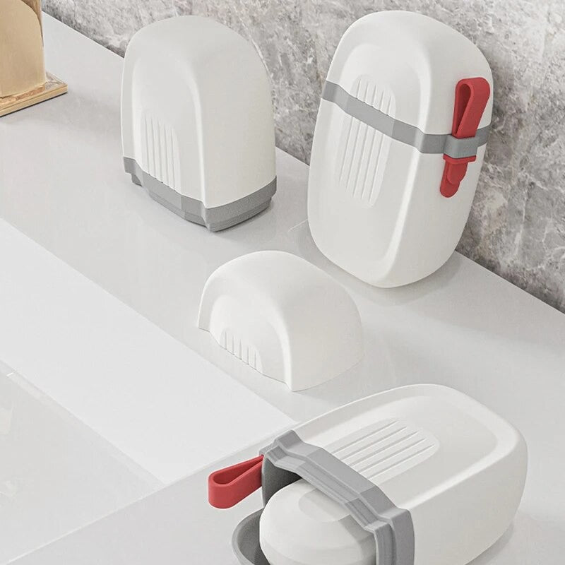 Caixa de sabonete impermeável selada portátil da moda para viagens, caminhadas