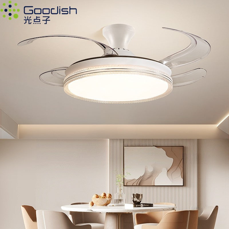 Moderno nórdico led ventiladores de teto com luzes decoração para casa vento