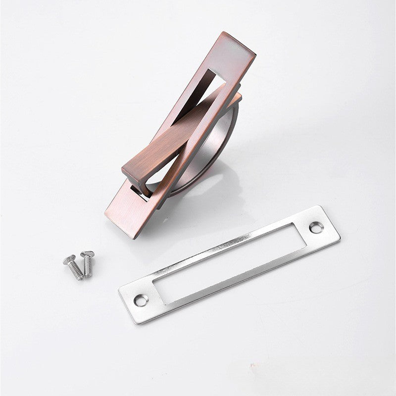 Tatami liga de zinco escondida alças porta embutida puxar capa piso armário li