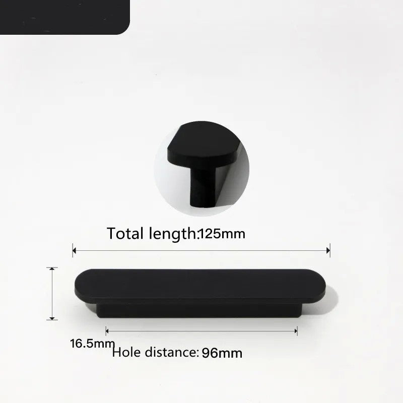 KK & FING-Long Ouro Escovado Maçanetas Móveis, Liga de Alumínio, Armário