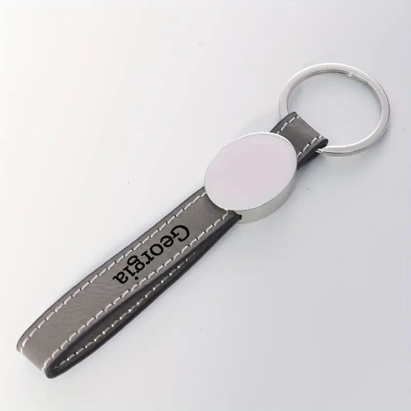 Chaveiro com nome personalizado, chaveiro de liga de zinco – pingente de chave