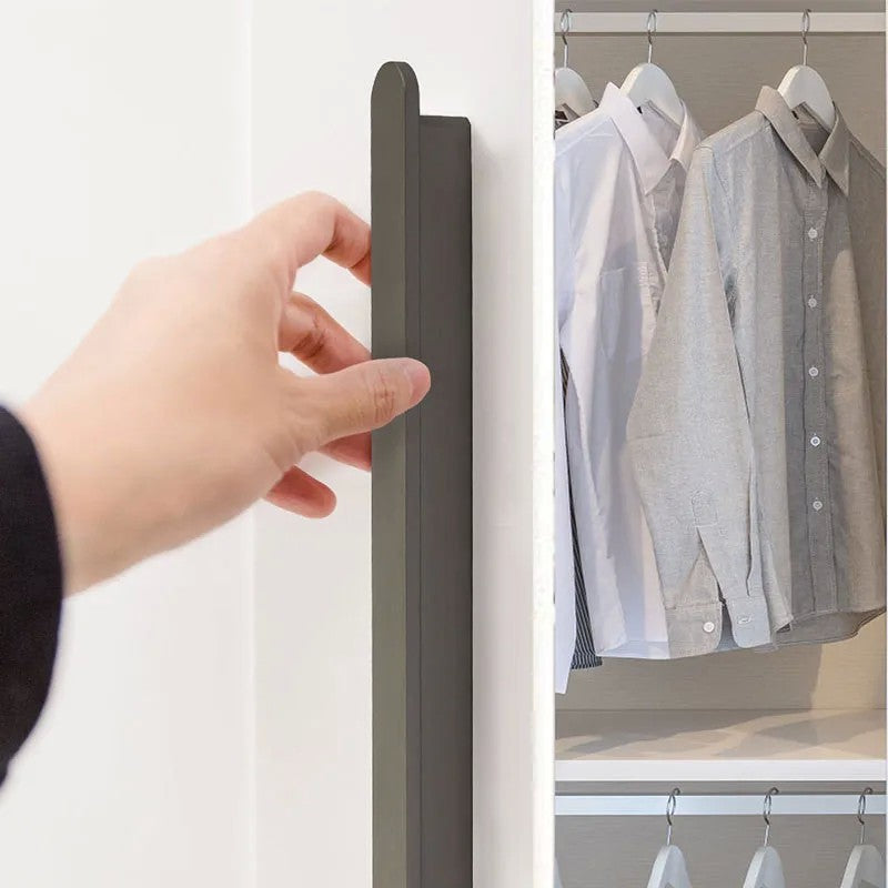 KK & FING-Long Ouro Escovado Maçanetas Móveis, Liga de Alumínio, Armário