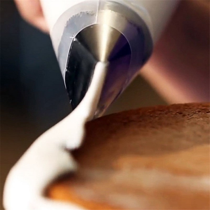 Oversized diy bolo fazendo creme cupcake ferramentas de aço inoxidável boca fl
