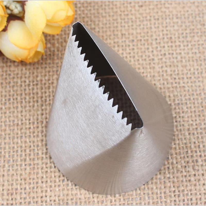 Oversized diy bolo fazendo creme cupcake ferramentas de aço inoxidável boca fl