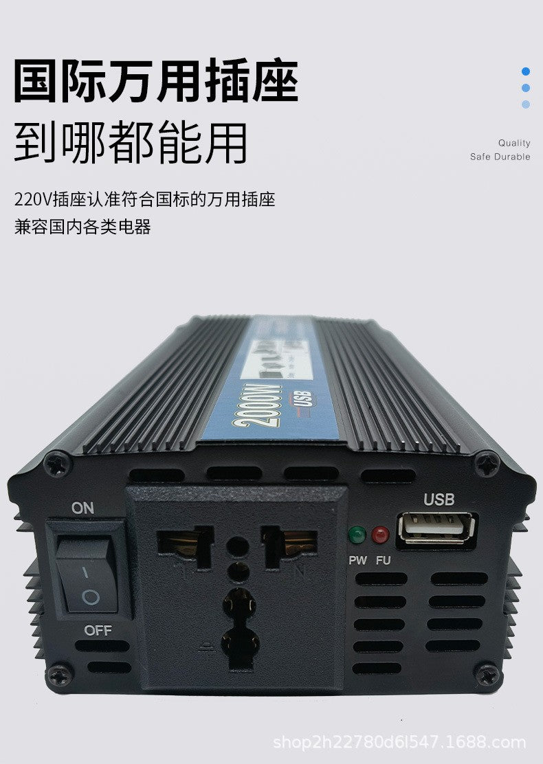 Venda quente onda de corda de correção 12V para 220V inversor solar 500W1000W2