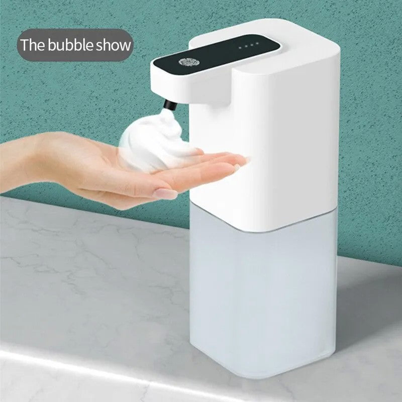 Dispensador de sabão automático recarregável USB, Touchless, portátil, espum