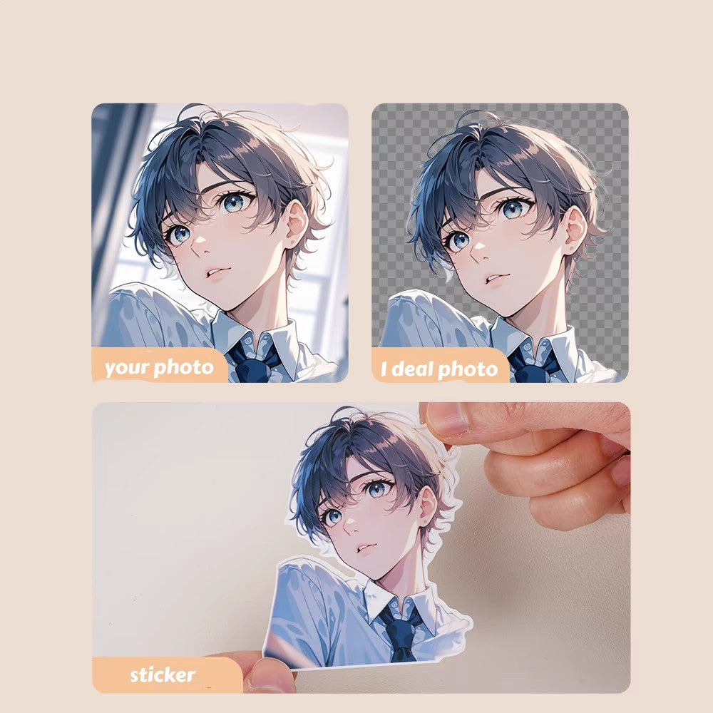 50 peças adesivos personalizados à prova d'água vinil recorte logotipo de