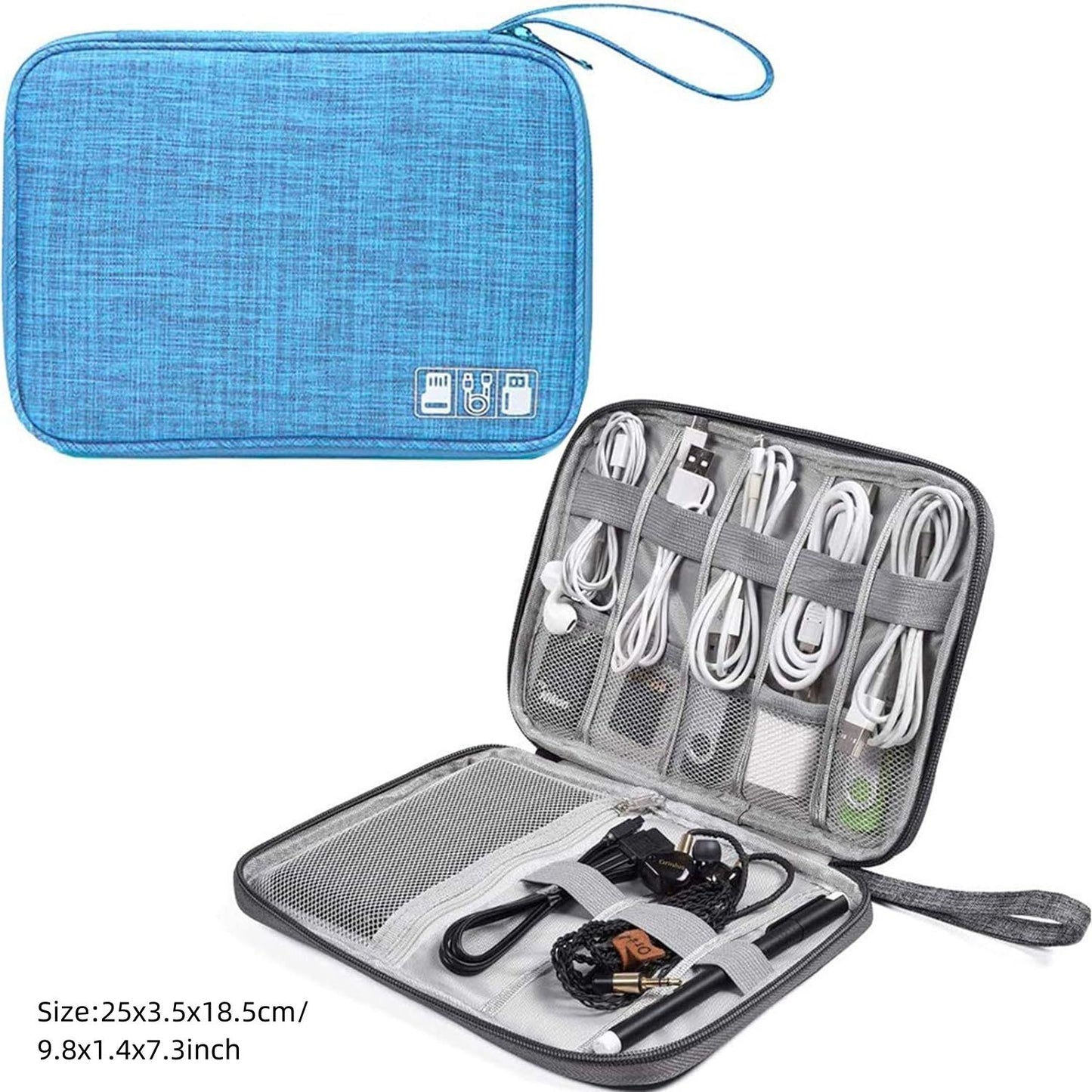 Bolsa de armazenamento digital portátil, dispositivo usb, à prova d'água,