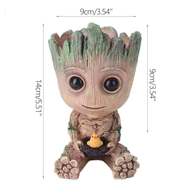 Bebê groot vaso de flores decoração para casa plantadores para plantas de int