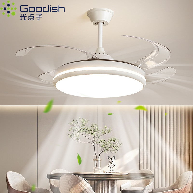 Moderno nórdico led ventiladores de teto com luzes decoração para casa vento
