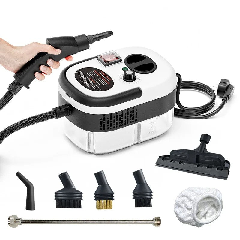Limpadores a vapor portáteis de alta temperatura, 2500w, ar condicionado, capô
