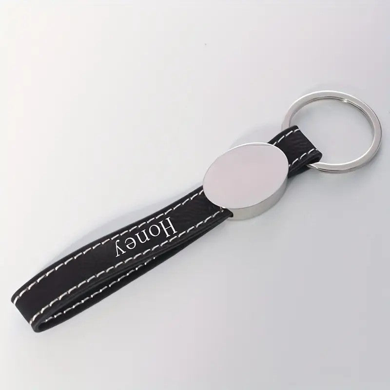 Chaveiro com nome personalizado, chaveiro de liga de zinco – pingente de chave