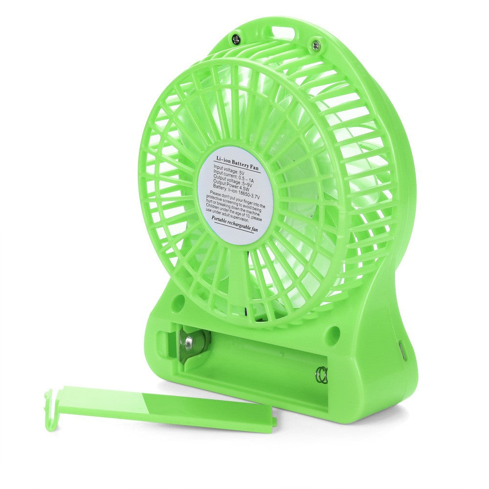 Mini pequeno ventilador de carregamento usb portátil dormitório escritório pe