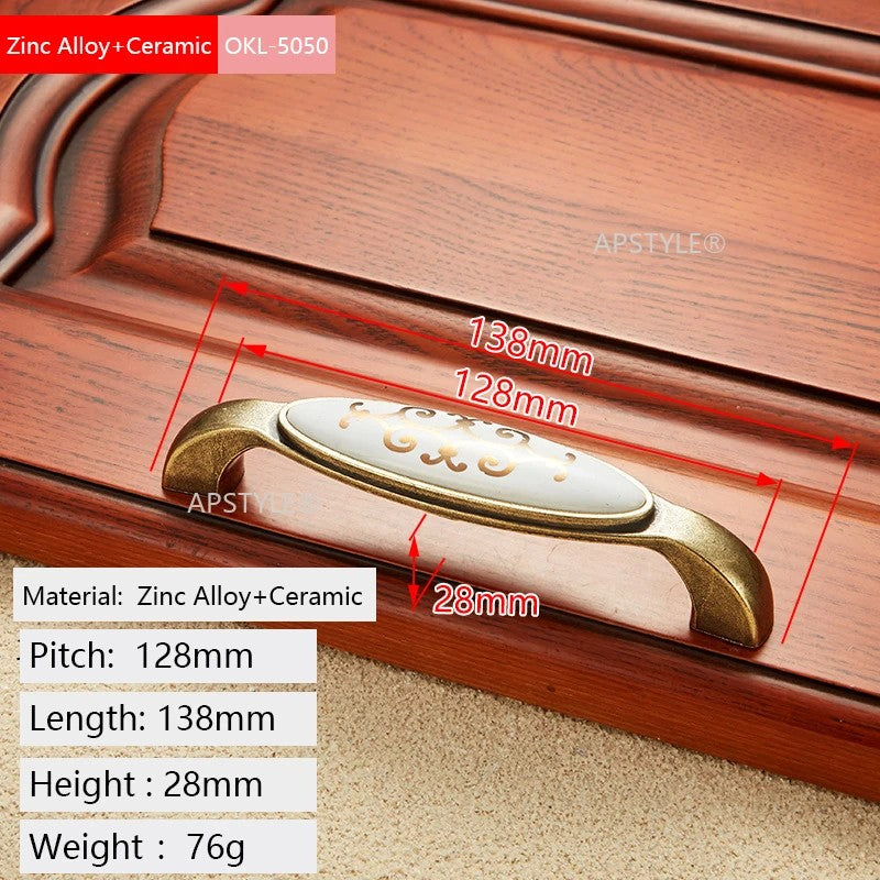 Apstelle-Zinc Modern Alloy Cozinha Puxador, prata, preto, armário, cozinha, arm