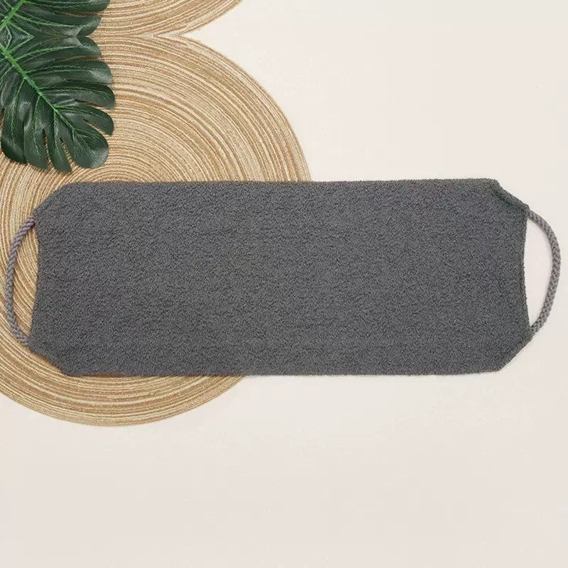 1/2 pçs folha esfoliante toalha de banho extensível volta corpo inteiro esfreg