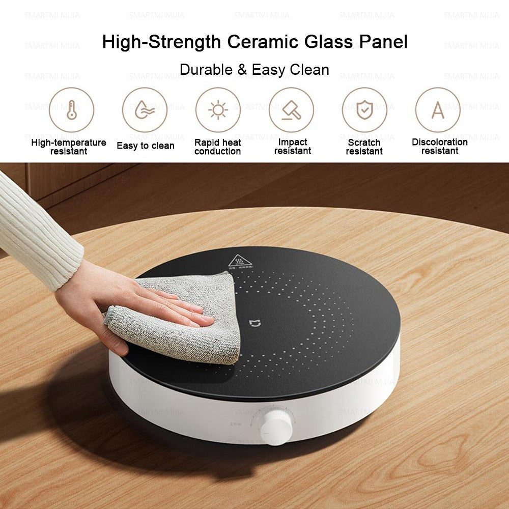 Fogão de indução XIAOMI MIJIA N1, 2100W de alta potência, 6 níveis de calor