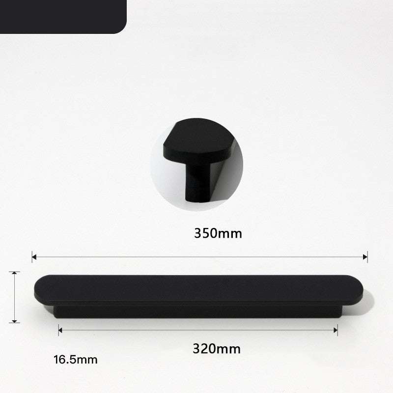 KK & FING-Long Ouro Escovado Maçanetas Móveis, Liga de Alumínio, Armário