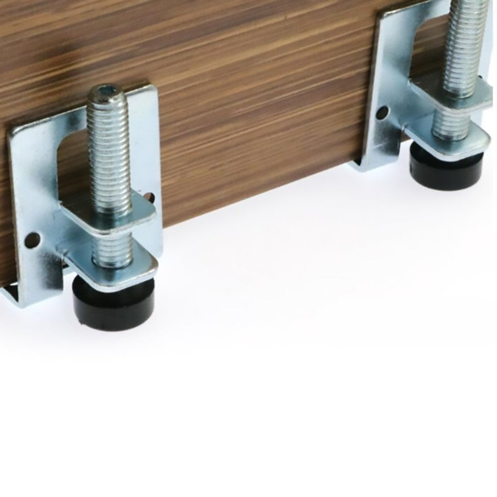 Pernas de mesa de metal, 4 unidades, 60/100/150mm, nivelamento de pés, parafuso