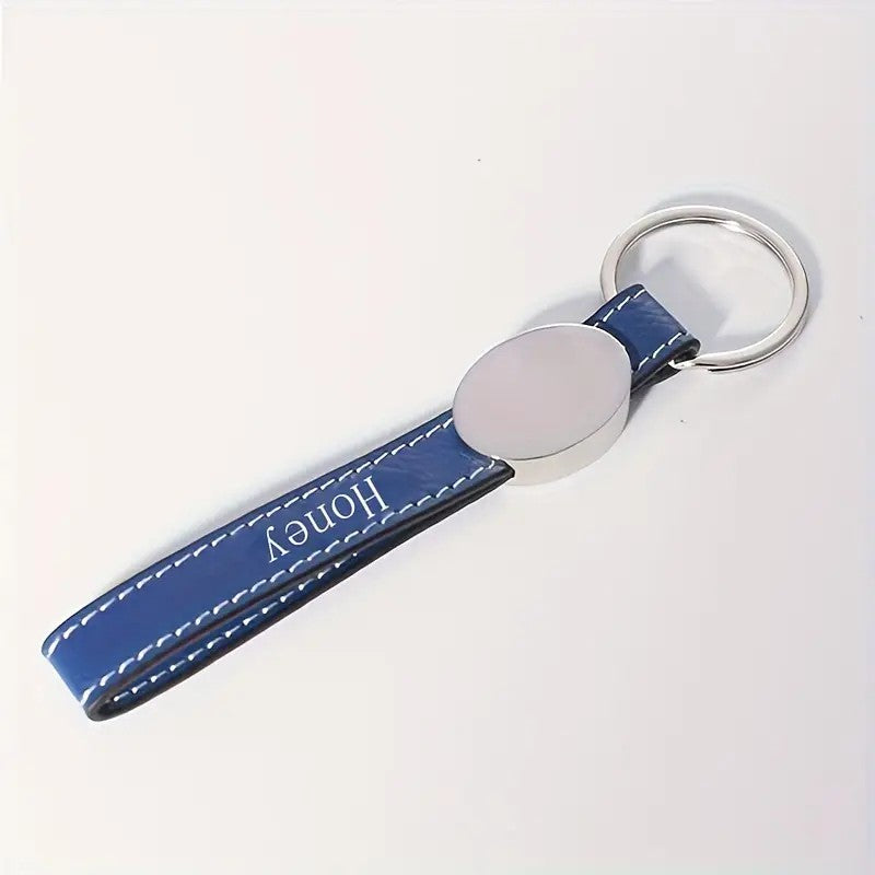 Chaveiro com nome personalizado, chaveiro de liga de zinco – pingente de chave