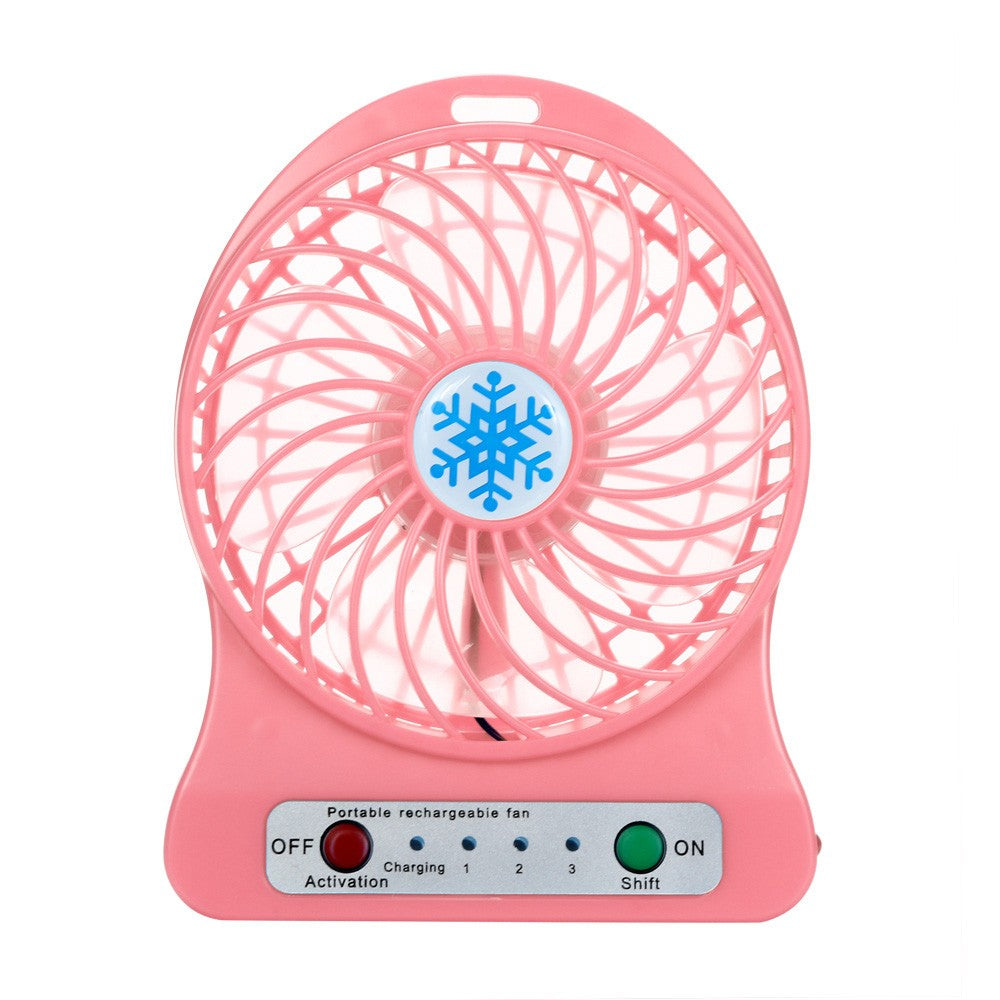 Mini pequeno ventilador de carregamento usb portátil dormitório escritório pe