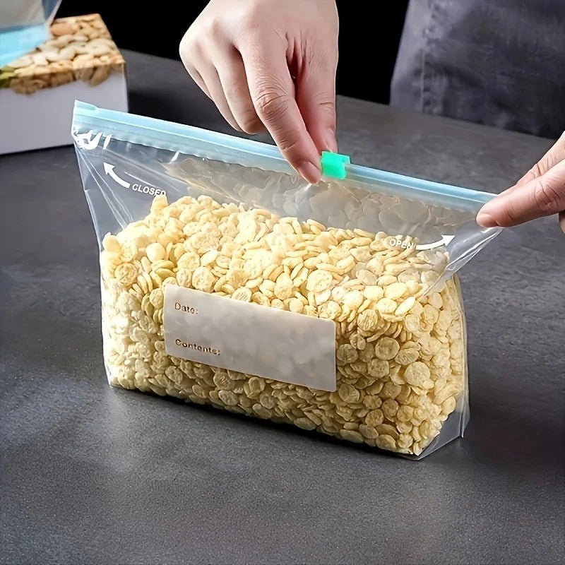 45 unidades de silicone para armazenamento de alimentos à prova de vazamento re