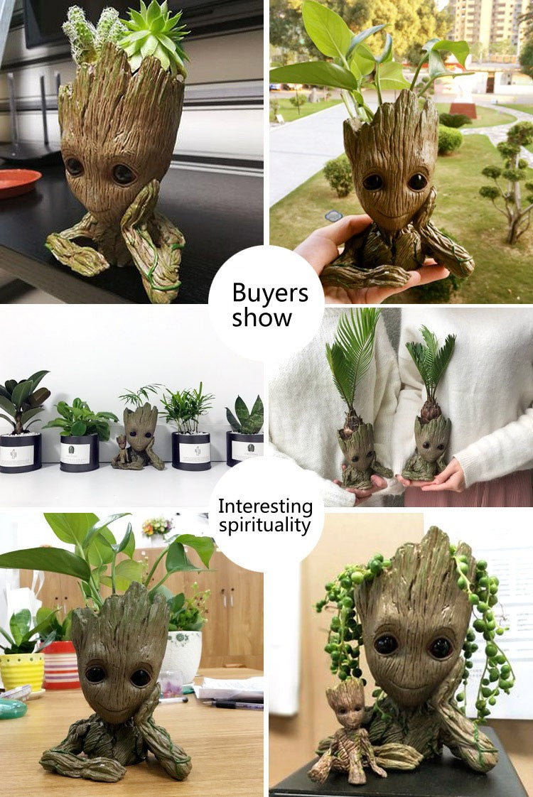 Bebê groot vaso de flores decoração para casa plantadores para plantas de int