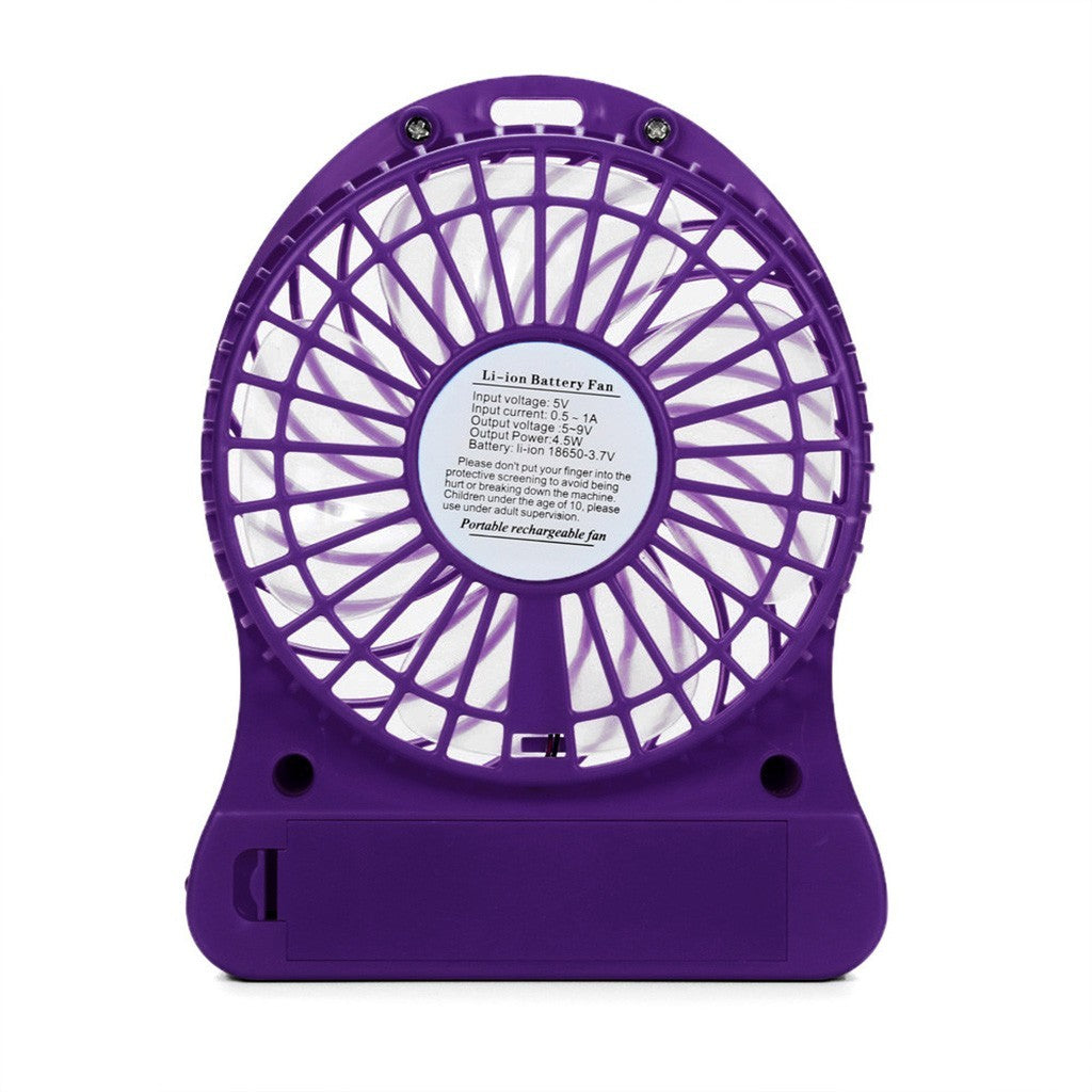 Mini pequeno ventilador de carregamento usb portátil dormitório escritório pe