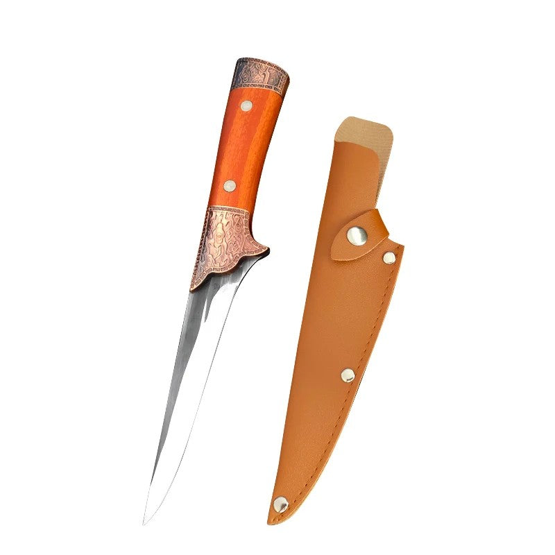 Faca de desossa de aço inoxidável, faca de cozinha, cutelo, carne, frutas, pei