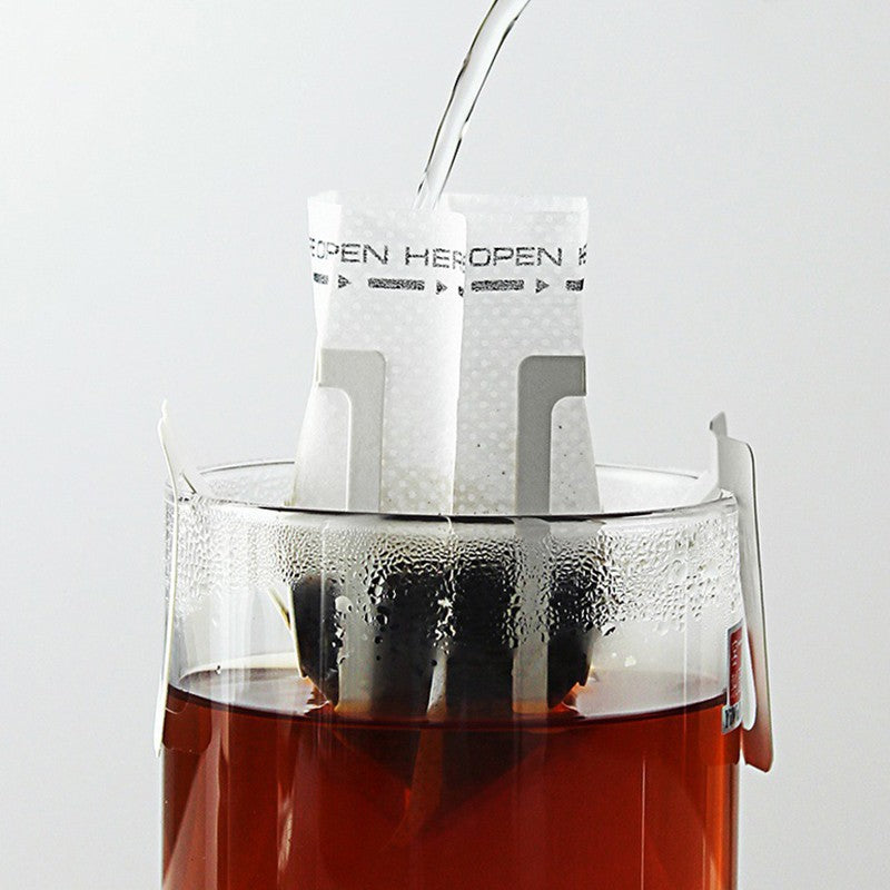 50/100 unidades sacos de filtro de café gotejamento pacote de papel de café po