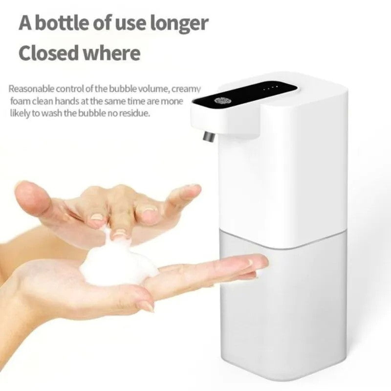 Dispensador de sabão automático recarregável USB, Touchless, portátil, espum