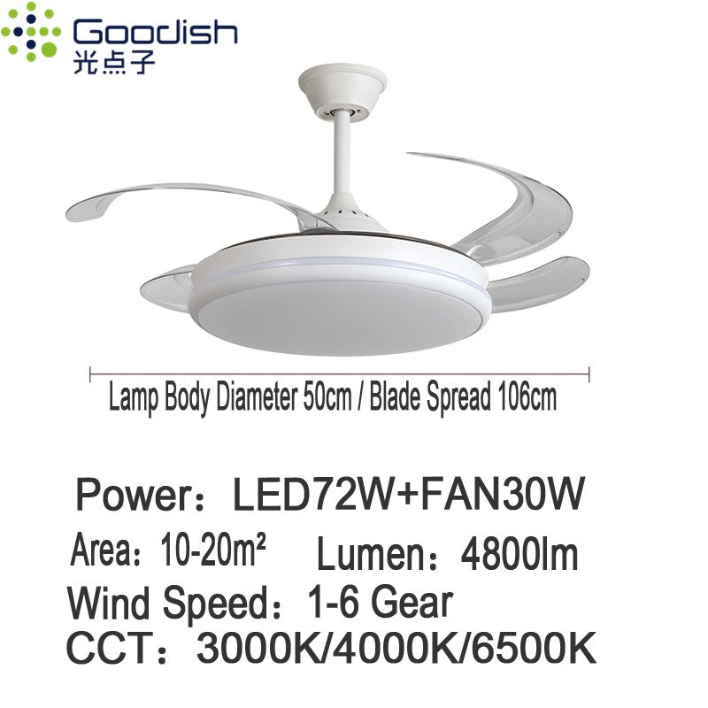 Moderno nórdico led ventiladores de teto com luzes decoração para casa vento