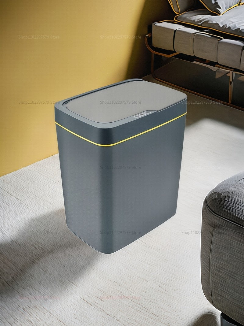 Lixeira automática sem toque de 15L com sensor à prova d'água, cozinha, b