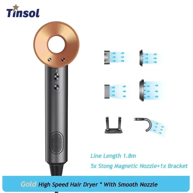 Secador de cabelo de íon negativo de alta velocidade Secador de cabelo profissi