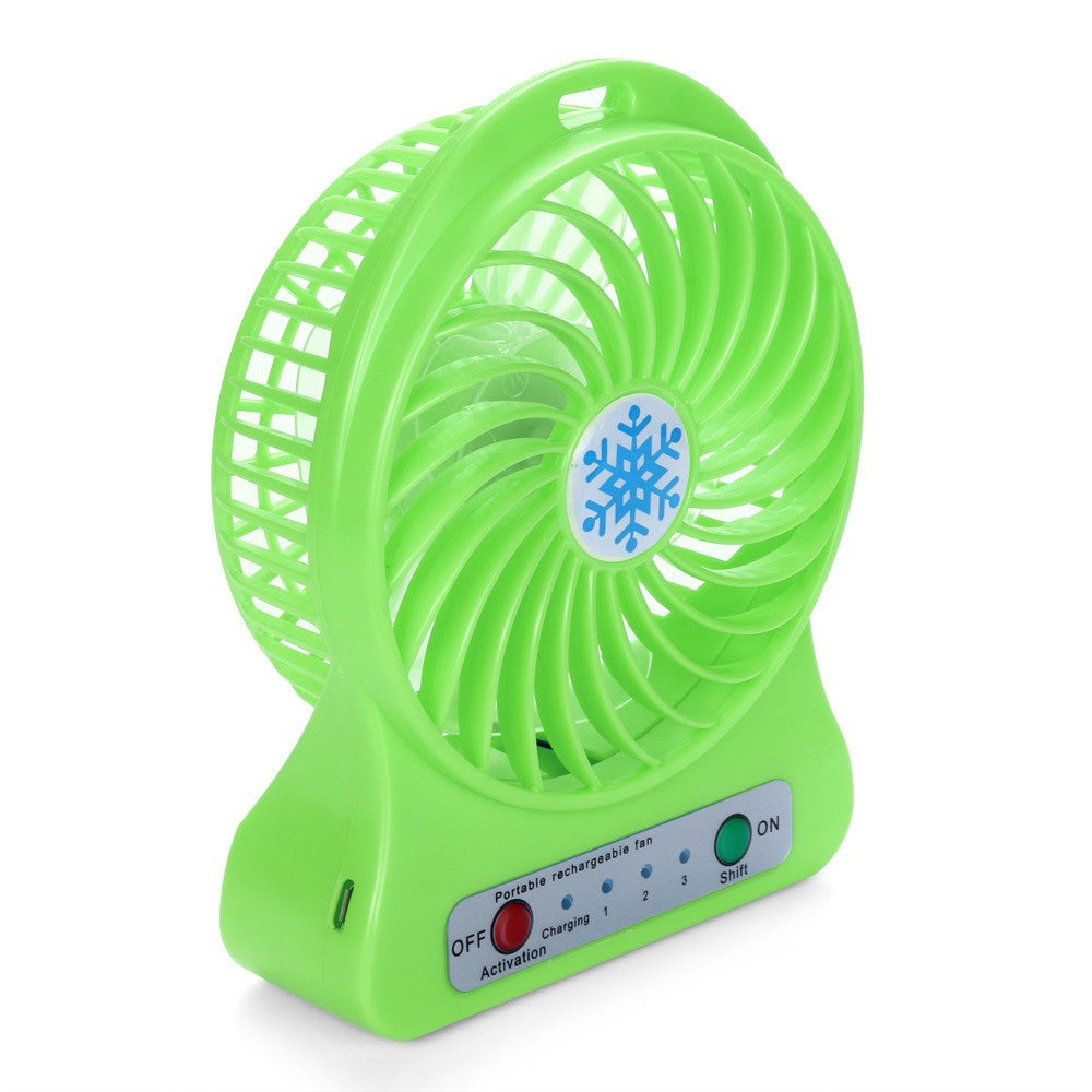 Mini pequeno ventilador de carregamento usb portátil dormitório escritório pe