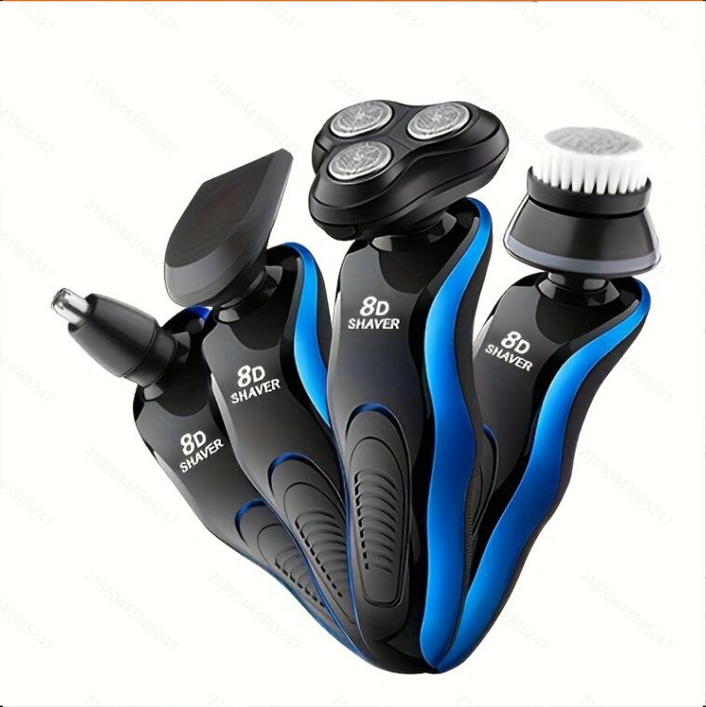 1pc multifuncional quatro em um barbeador elétrico 4 barbear lavável barbear h