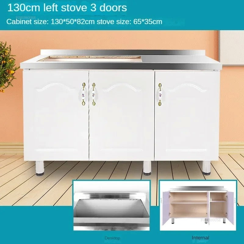 Pias de cozinha modernas de aço inoxidável, pia de lavar louça, armário de c