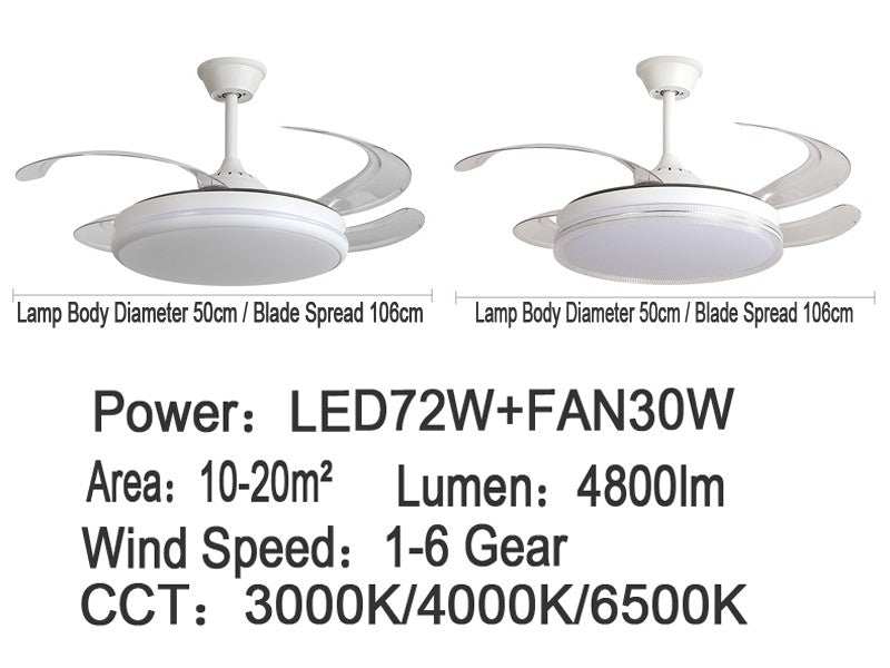 Moderno nórdico led ventiladores de teto com luzes decoração para casa vento