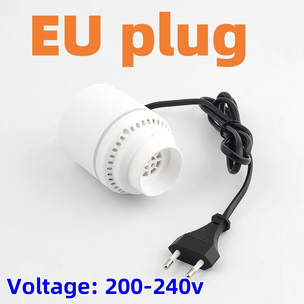 Bomba de ar elétrica para sacos de proteção, plugue UE, EUA, Reino Unido, Jap