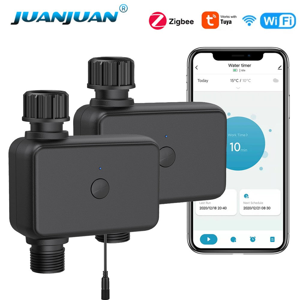Tuya zigbee/wifi temporizador de água 1 zona sistema de rega programável flor