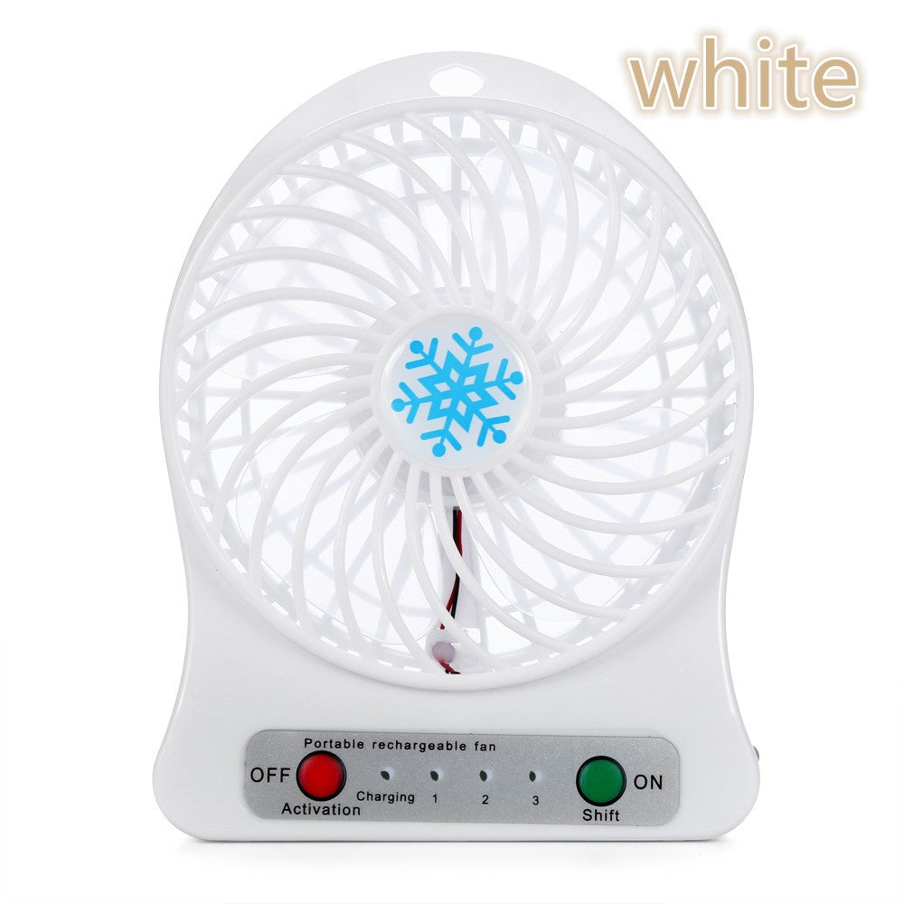 Mini pequeno ventilador de carregamento usb portátil dormitório escritório pe