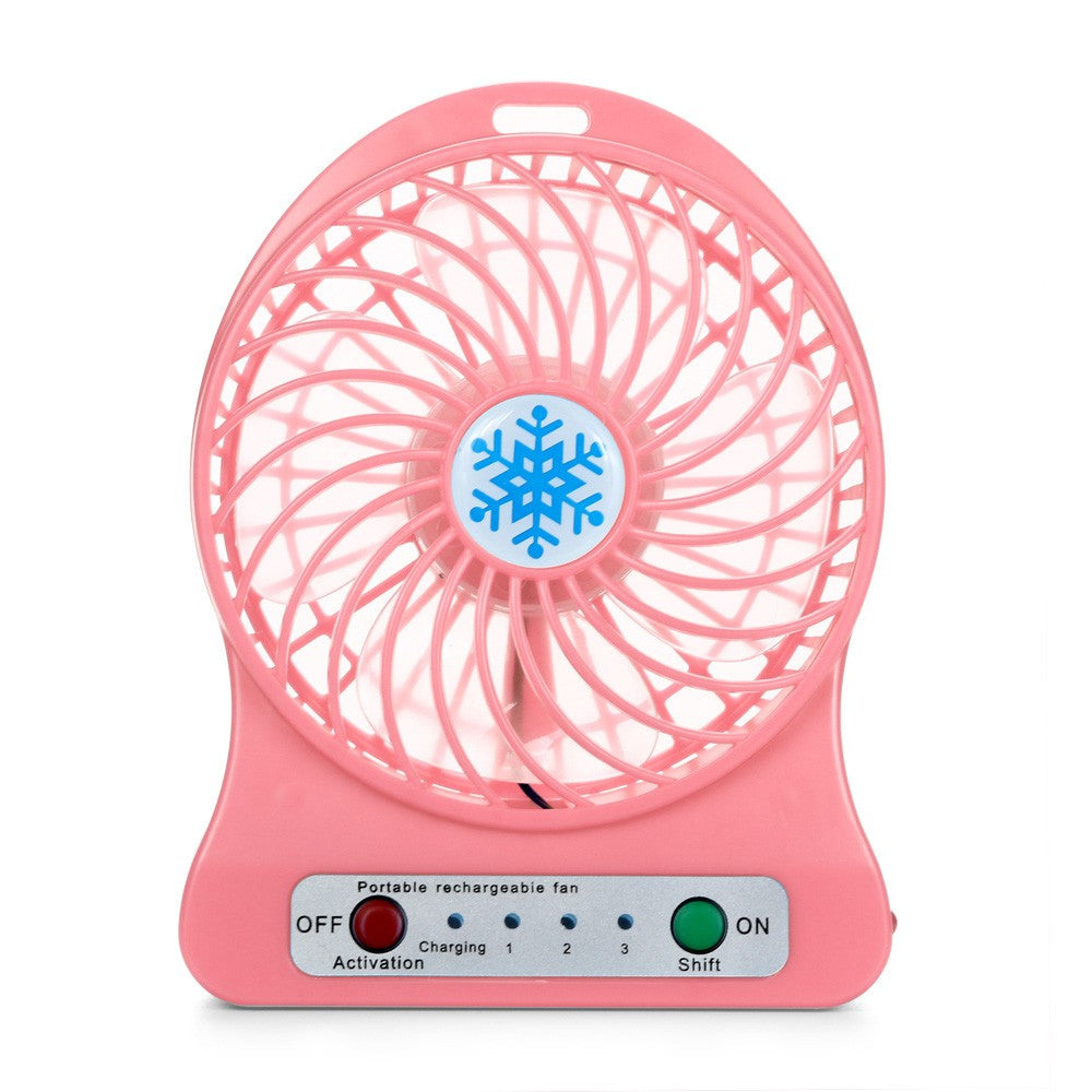 Mini pequeno ventilador de carregamento usb portátil dormitório escritório pe