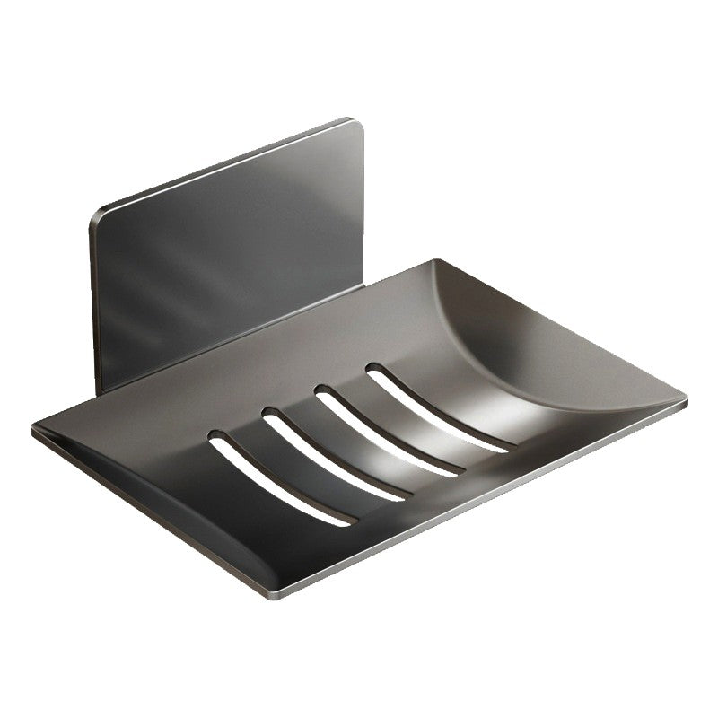 Aço carbono banheiro chuveiro bandeja de sabonetes preparada na parede sabonete