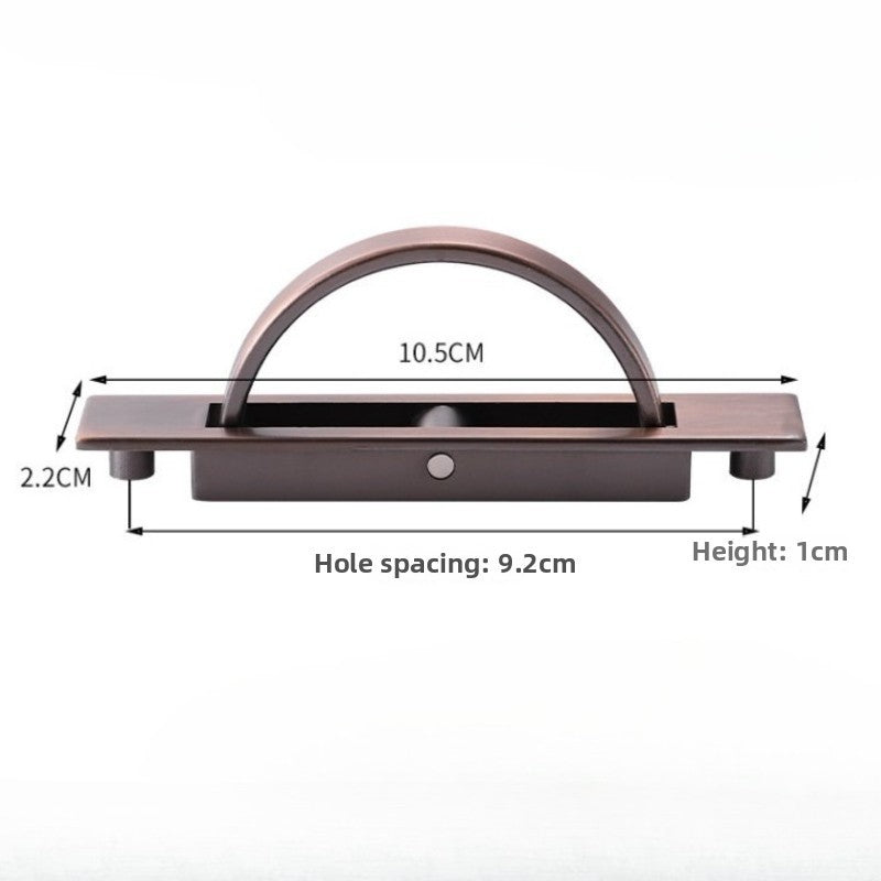 Tatami liga de zinco escondida alças porta embutida puxar capa piso armário li