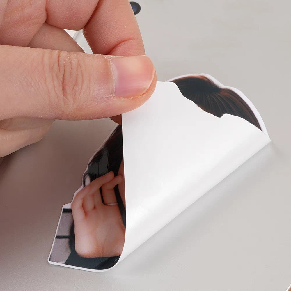 50 peças adesivos personalizados à prova d'água vinil recorte logotipo de