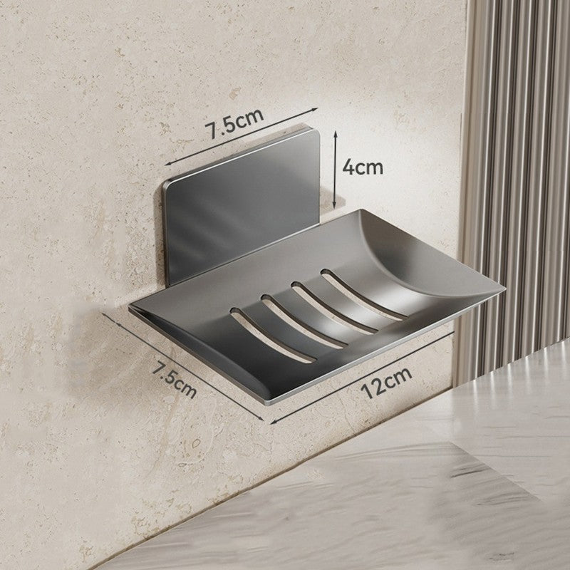 Aço carbono banheiro chuveiro bandeja de sabonetes preparada na parede sabonete