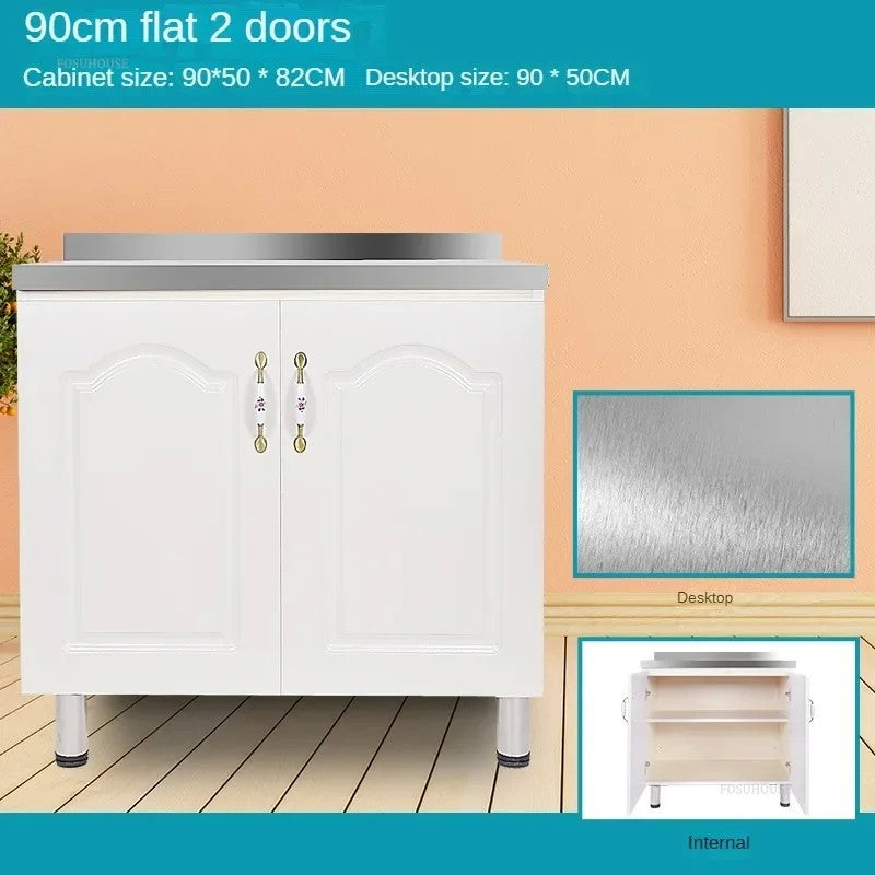 Pias de cozinha modernas de aço inoxidável, pia de lavar louça, armário de c