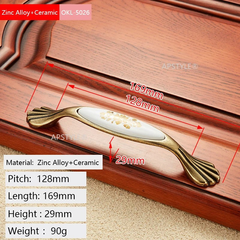 Apstelle-Zinc Modern Alloy Cozinha Puxador, prata, preto, armário, cozinha, arm