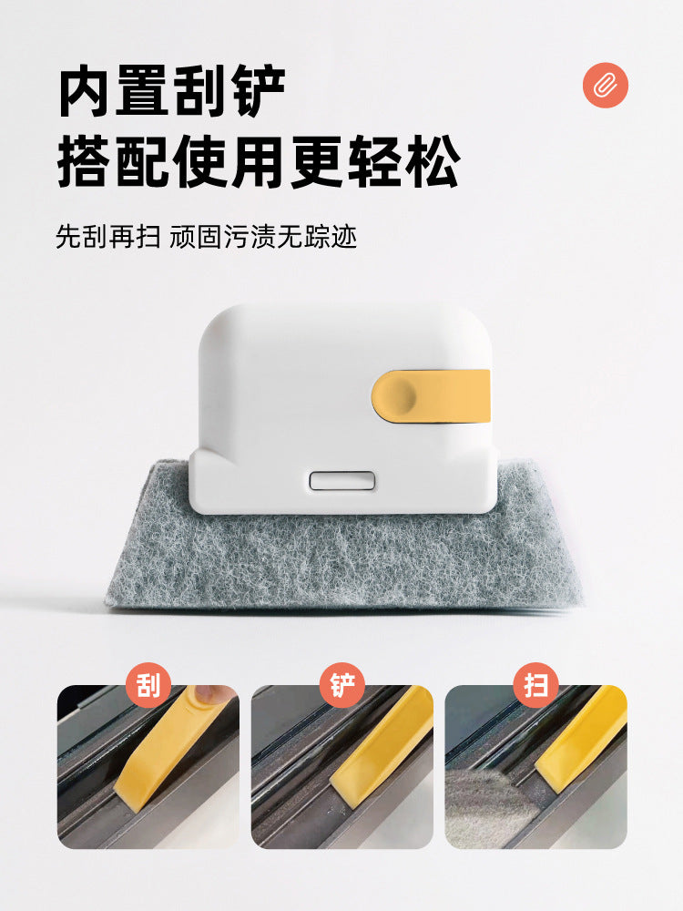 Janela groove pano de limpeza escova slot mão porta lacuna teclado cozinha piso