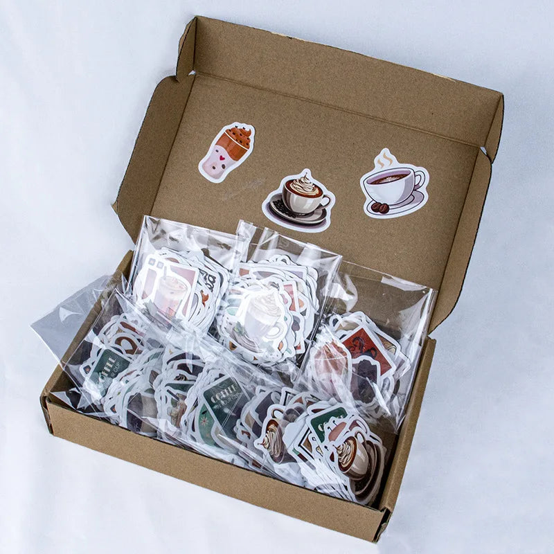 50 peças adesivos personalizados à prova d'água vinil recorte logotipo de