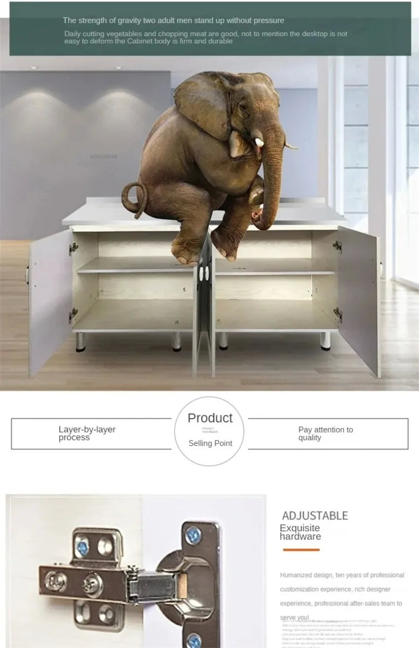 Pias de cozinha modernas de aço inoxidável, pia de lavar louça, armário de c